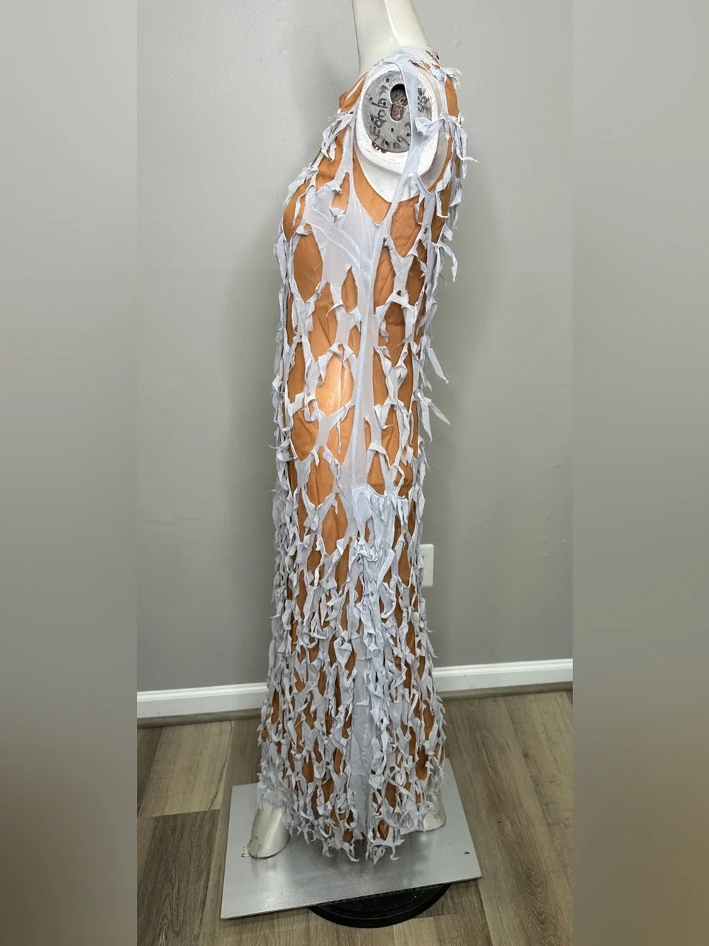 Maison Margiela Cut-Out Silk Dress Size IT 36 / US 0 $2160 - Picture 9 of 10